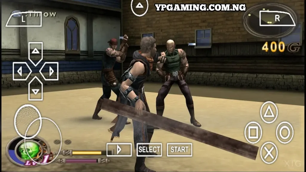 God Hand PSP ISO PPSSPP gameplay showing martial arts fighting on Android